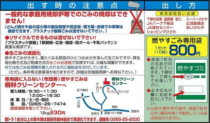ゴミを出す時の注意について書かれたイラスト画像